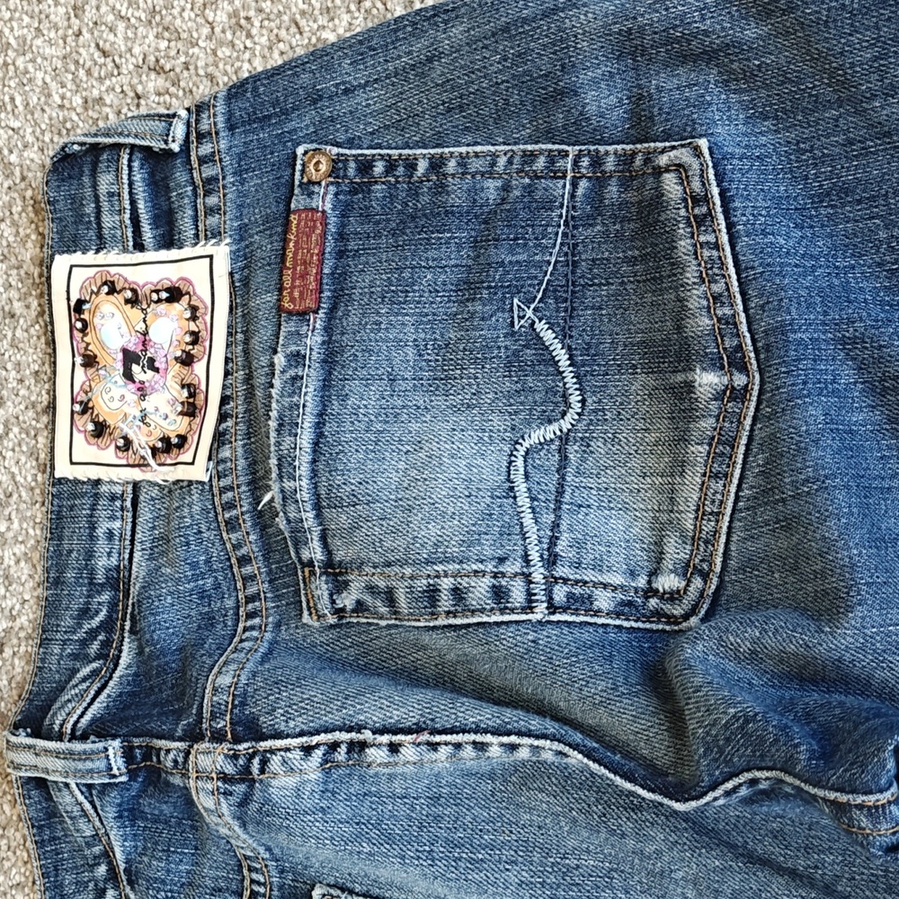 7 For All Mankind flip-flop jeans | size 28 x 29